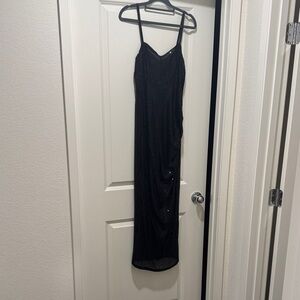 Forever 21 Black Sparkle Maxi Dress